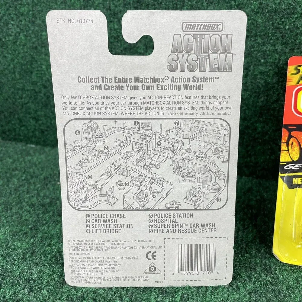 Matchbox Super fast 1995 Dodge Viper RT10, Mustang Mach III, Mustang Cobra Lot